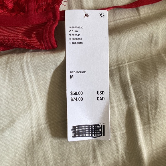 Urban Outfitters UO Out from Under Corset Top - Red. - Picture 2 of 4